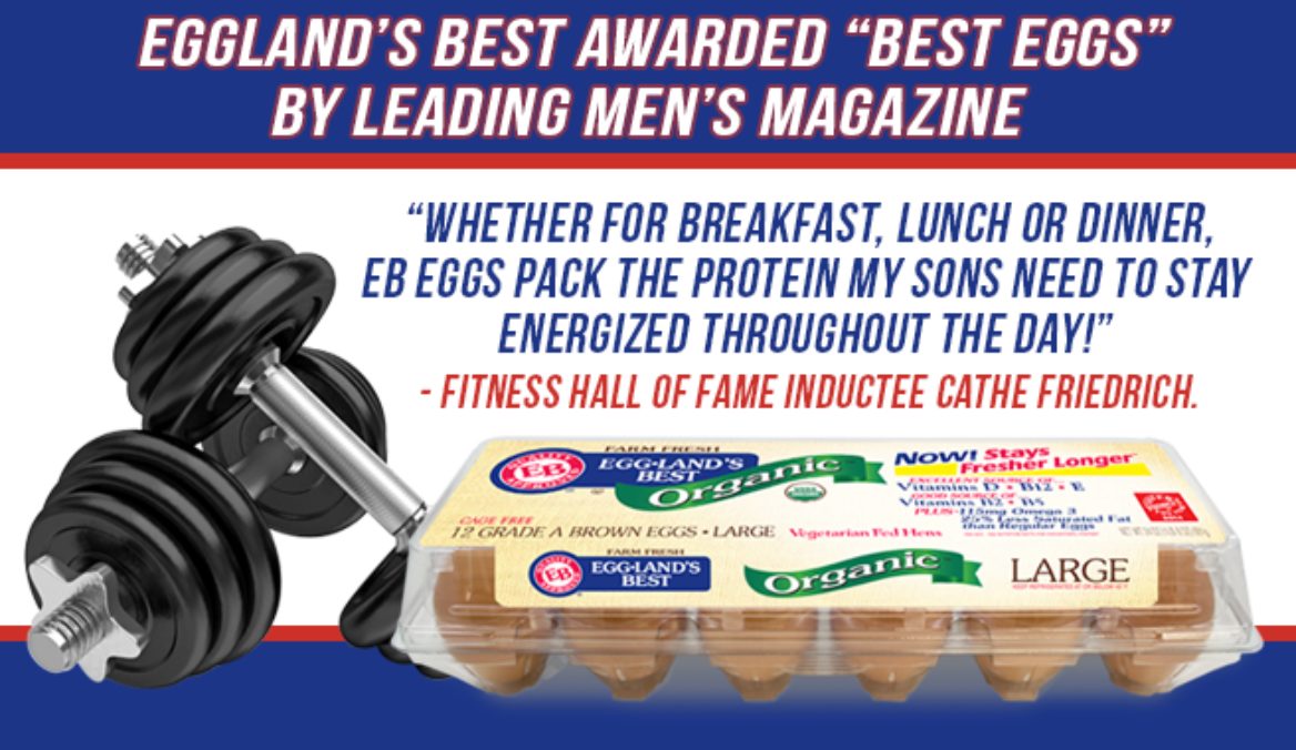 Eggland's Best Awarded “Best Eggs” By Leading Men's Magazine