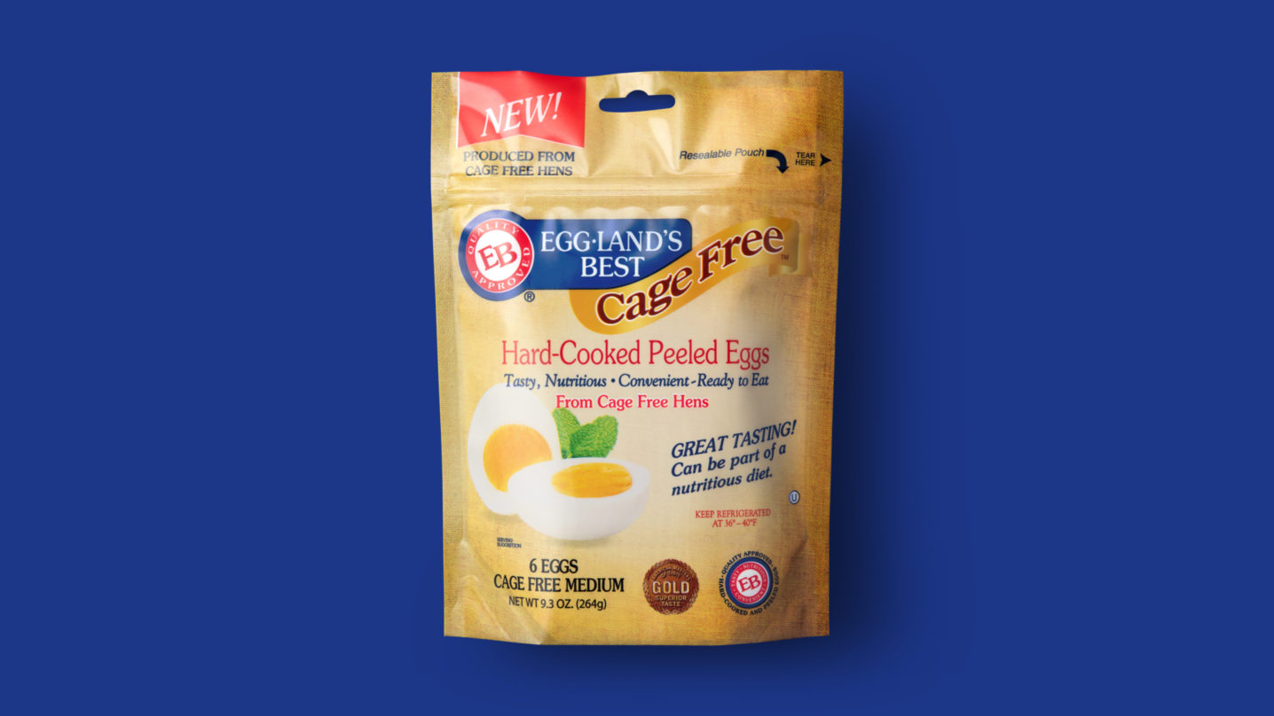 Cage Free Hard-Cooked Peeled Eggland's Best Eggs