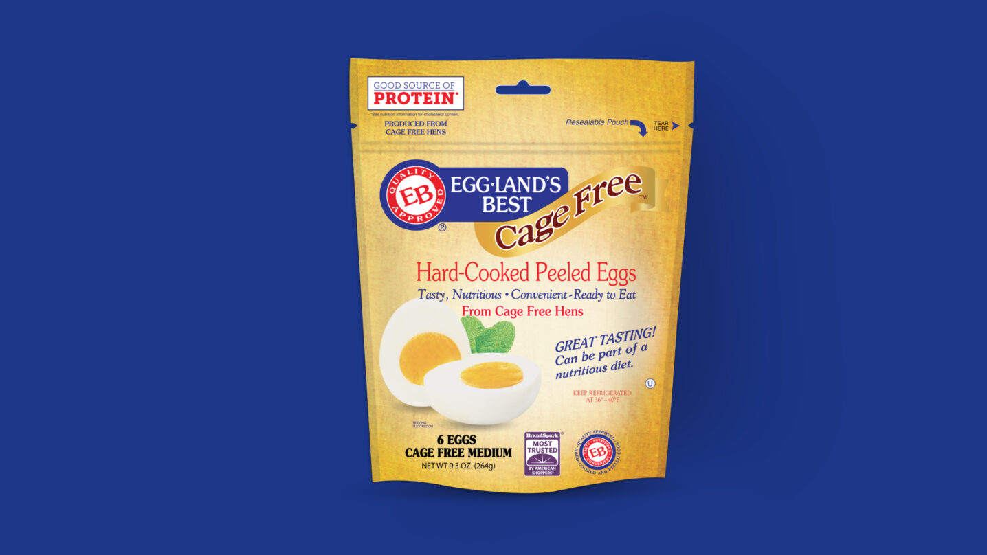 Hardcooked peeled cagefree