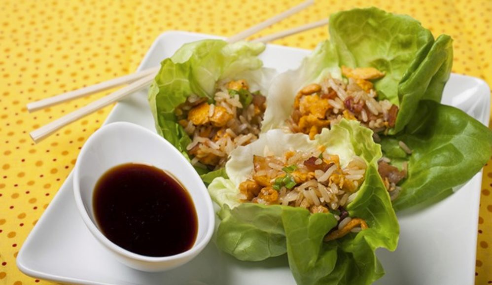 Photo of Zesty Egg Fried Rice Lettuce Wraps