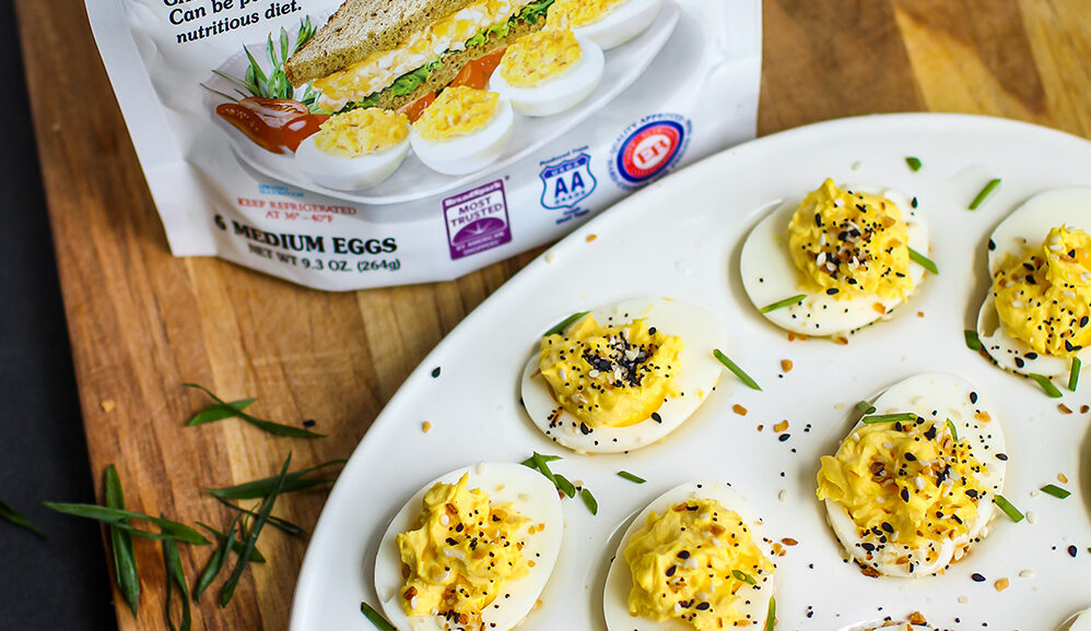 Everything Bagel Deviled Eggs