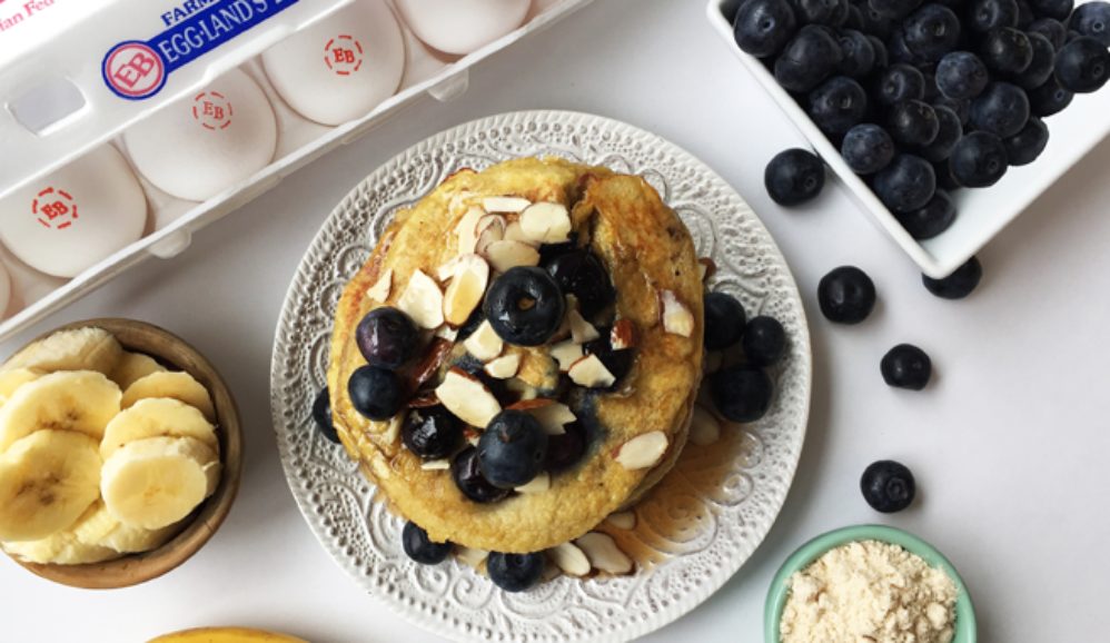 Photo of Brain Power Egg & Blueberry Pancakes
