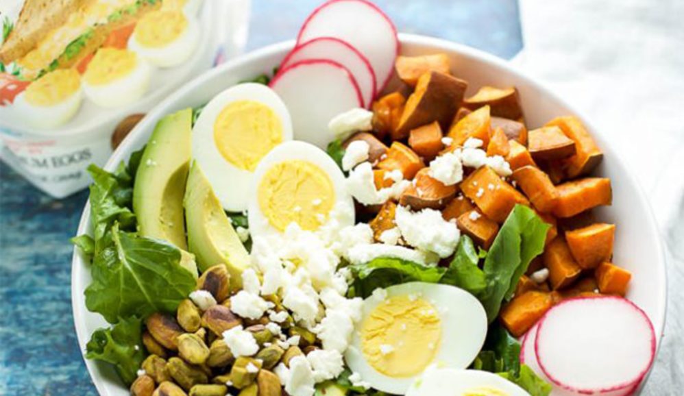 Spiced Sweet Potato and Kale Salad