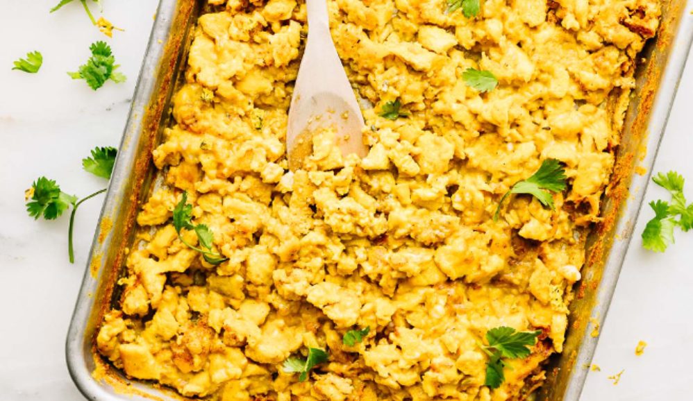 Turmeric Oven Scrambled Eggs