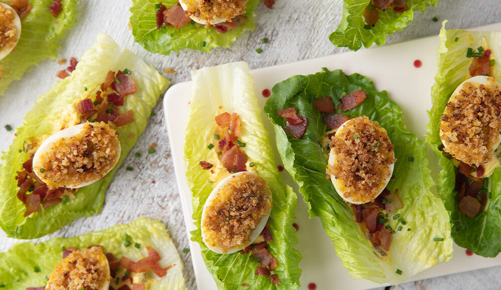 Photo of Crispy BLT Deviled Egg Boats