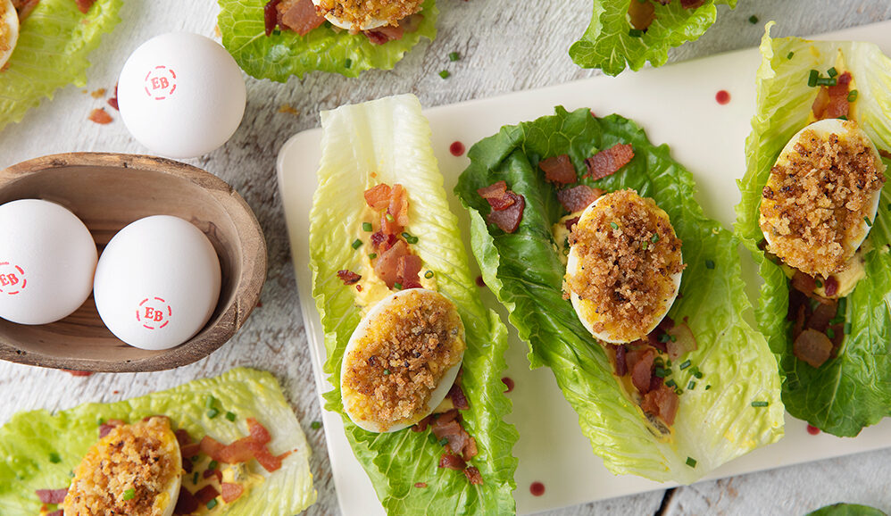 Photo of Crispy BLT Deviled Egg Boats