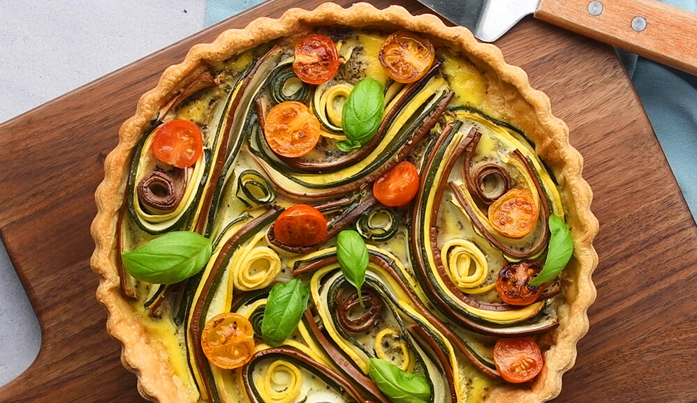Photo of Ratatouille Ribbon Quiche