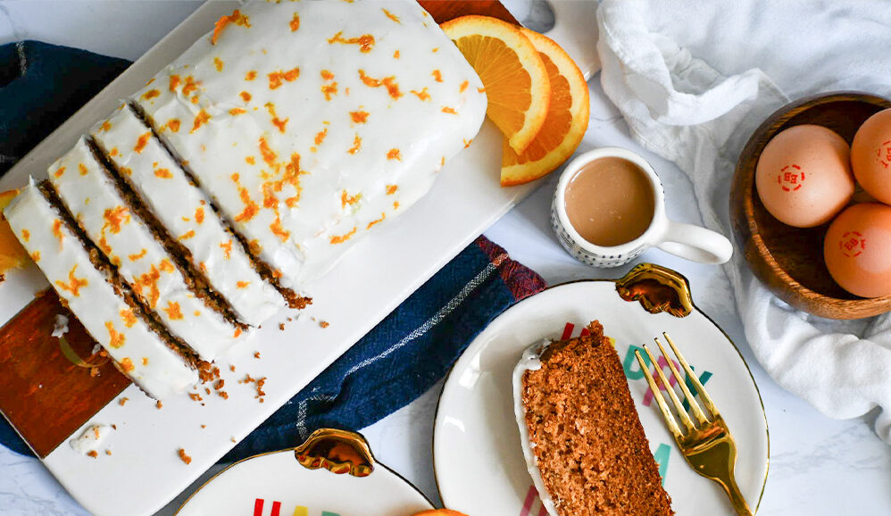 Photo of Gingerbread Loaf with Maple Orange Glaze