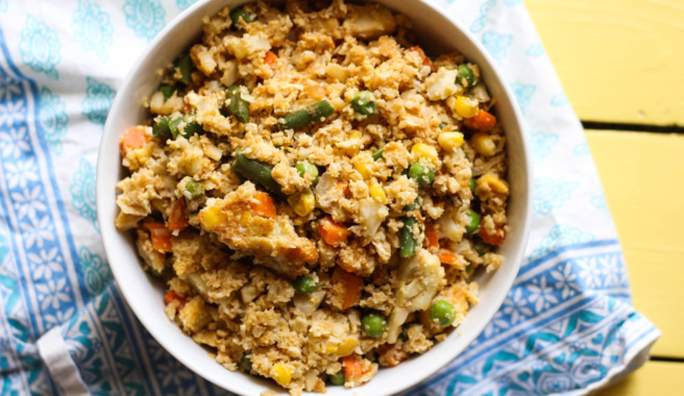 5-Ingredient Cauliflower “Fried Rice”