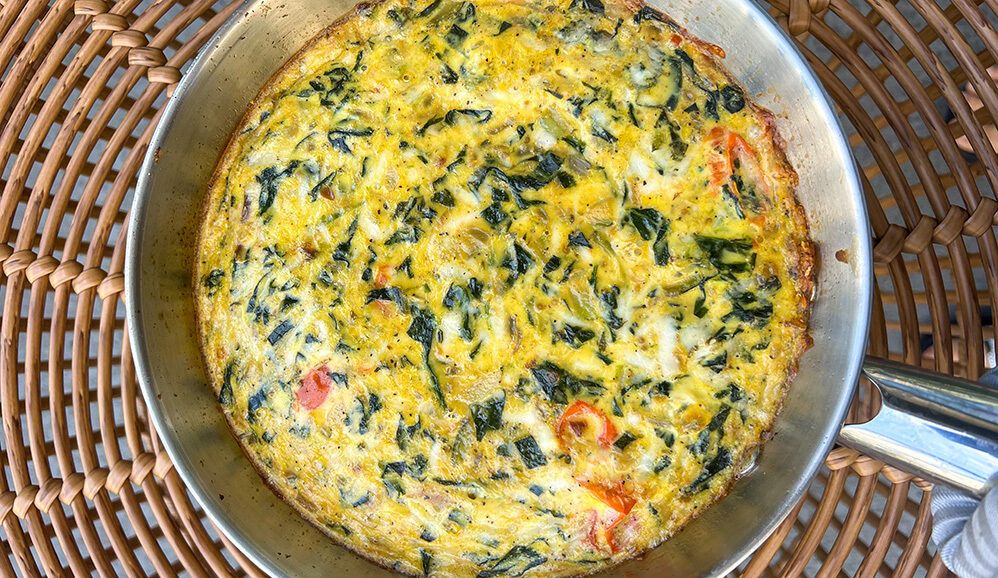 Photo of Chili Veggie Goat Cheese Frittata