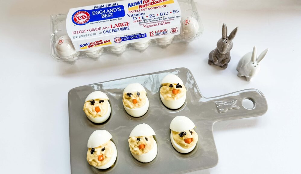 Photo of Easter Deviled Egg Chicks