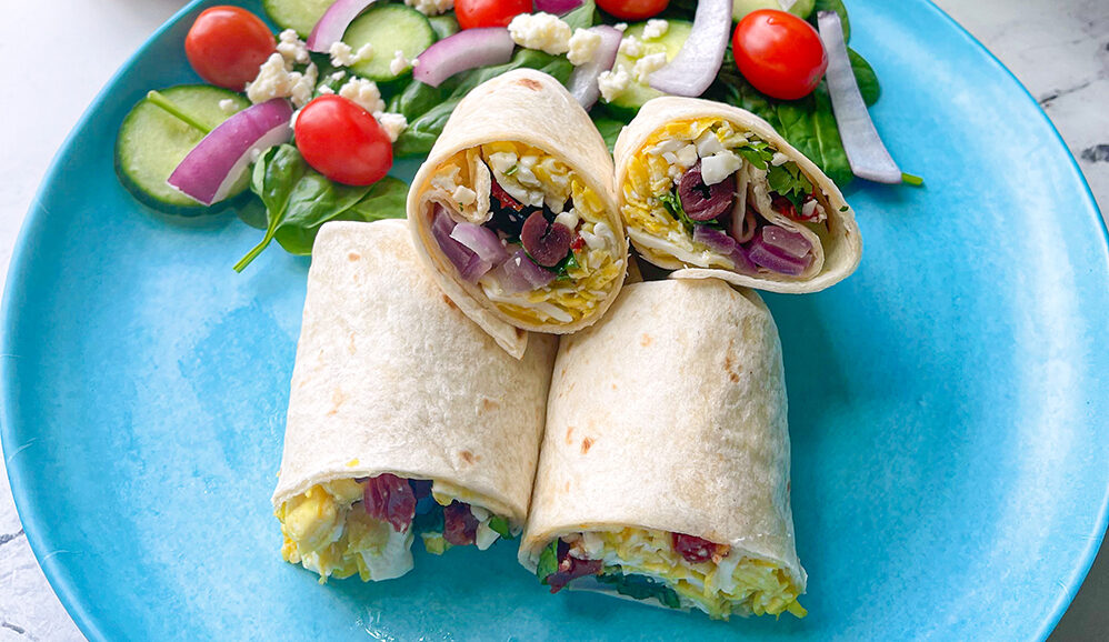 Photo of Mediterranean Egg Tortilla Wrap