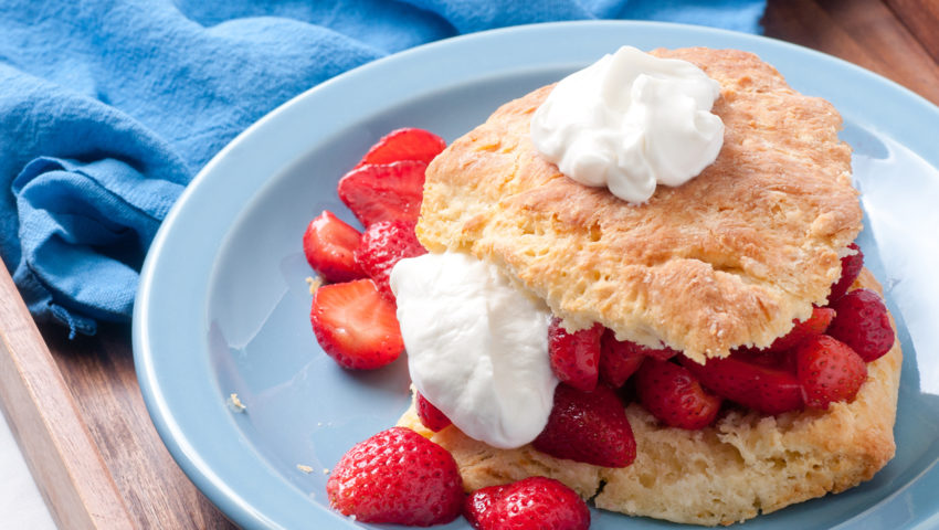 Double Berry Shortcakes social